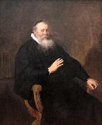 REMBRANDT Harmenszoon van Rijn Portrait of the Preacher Eleazar Swalmius oil painting on canvas
